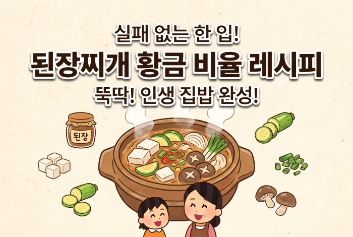된장찌개-황금-비율-레시피